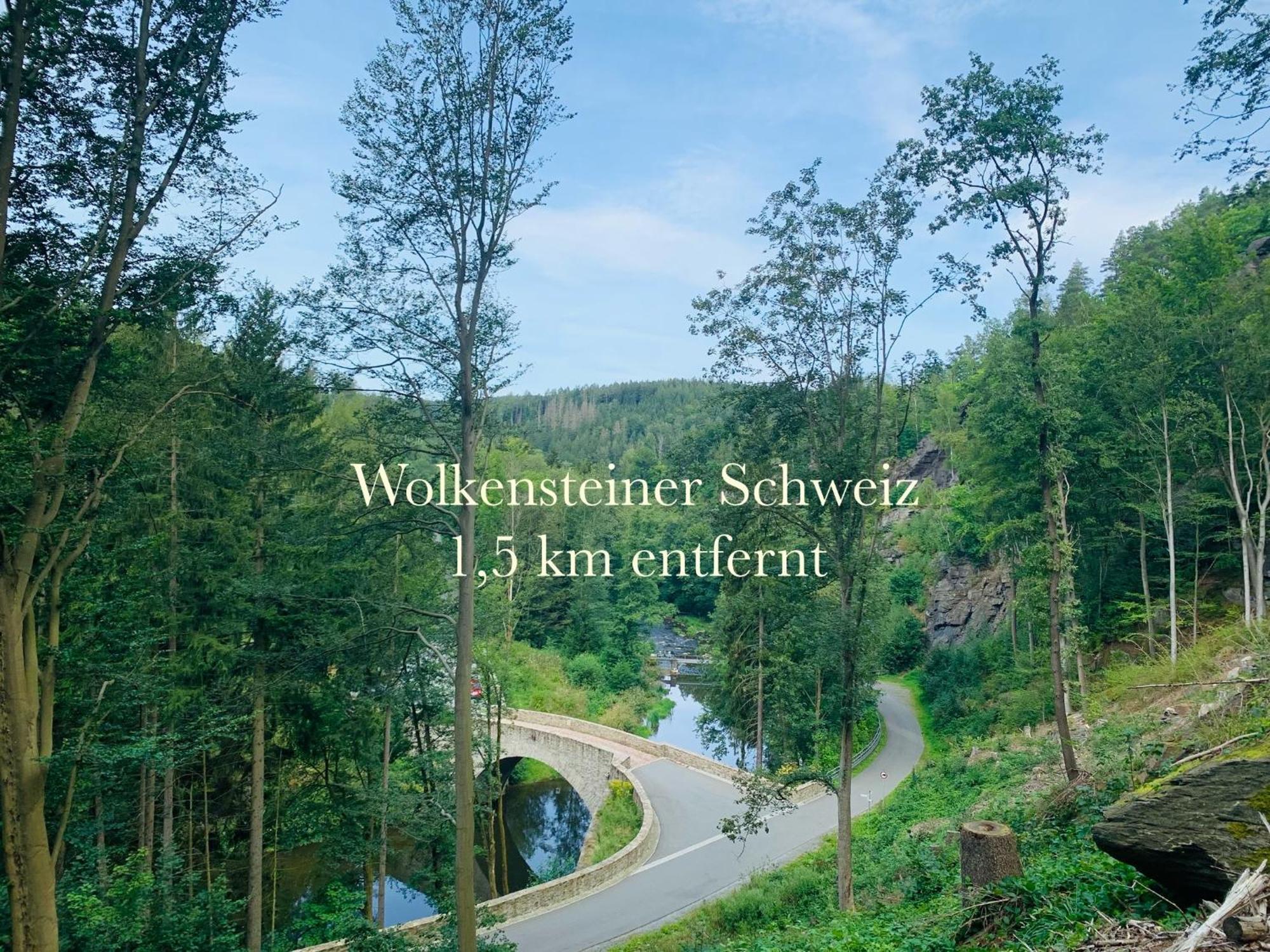 Am Schloss Wolkenstein, 75M2, 2Br, Babybett Kültér fotó